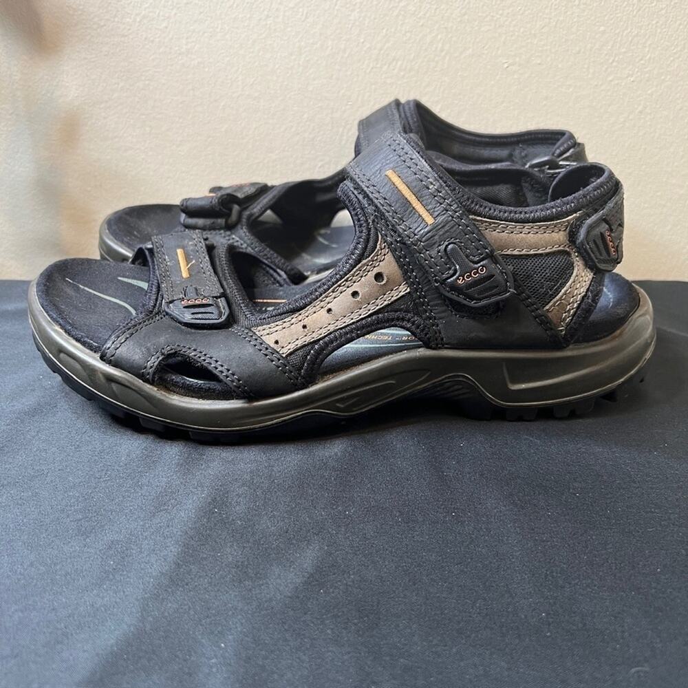 ECCO Yucatan Men’s Sport Sandals Black EU 42 US 8–8.5 Outdoor Walking 🌹